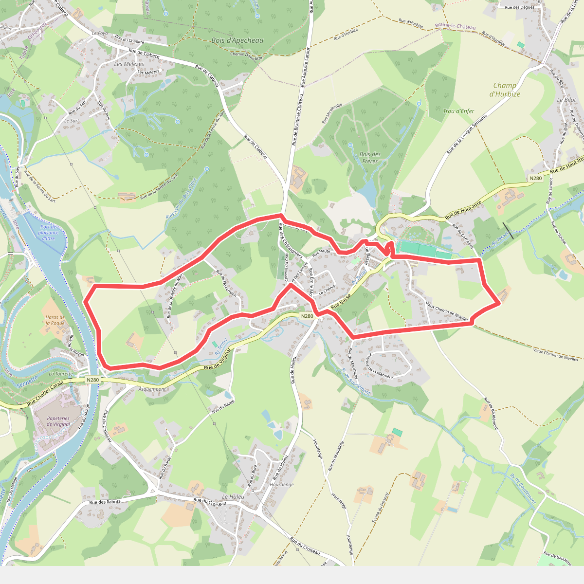 Plattelandswandeling Ittre