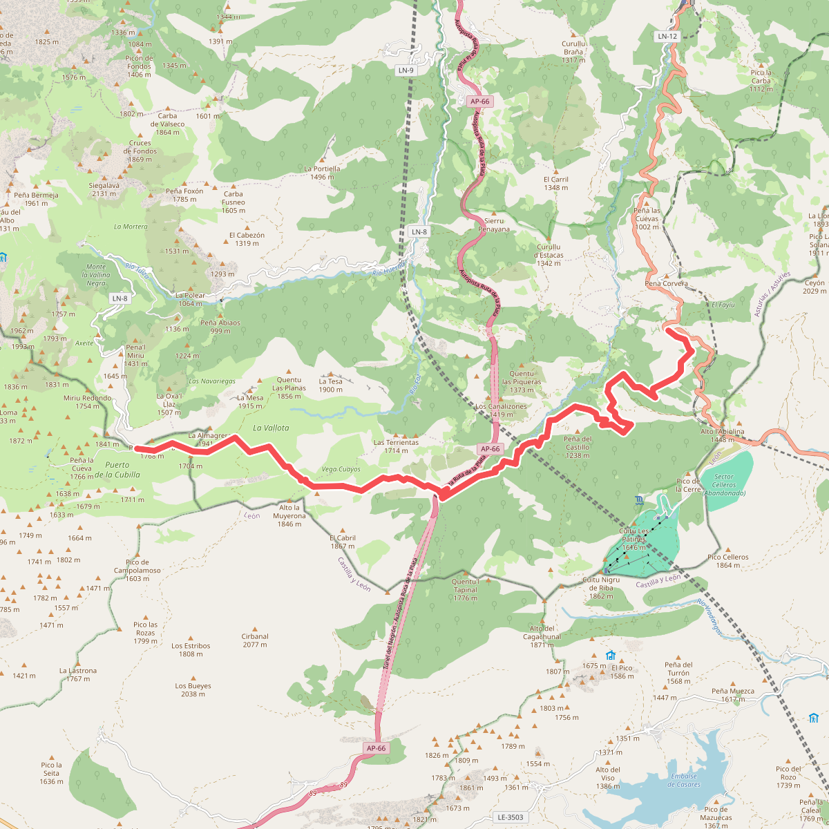 Ruta de los puertos de La Vaḷḷota