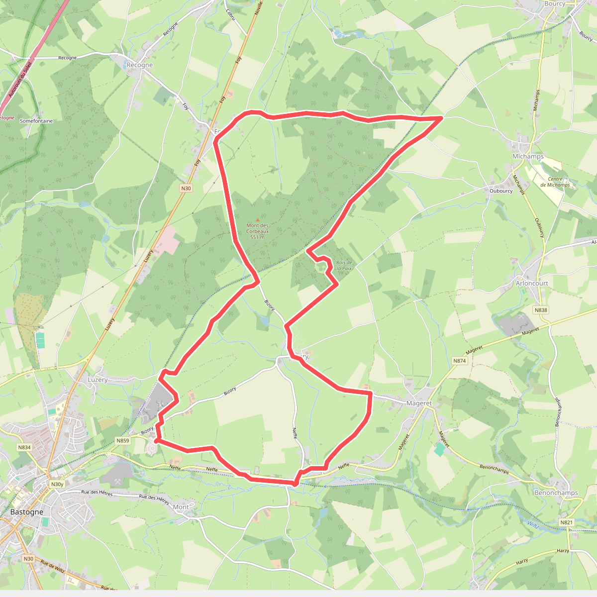 Herdenkingswandeling Bastogne