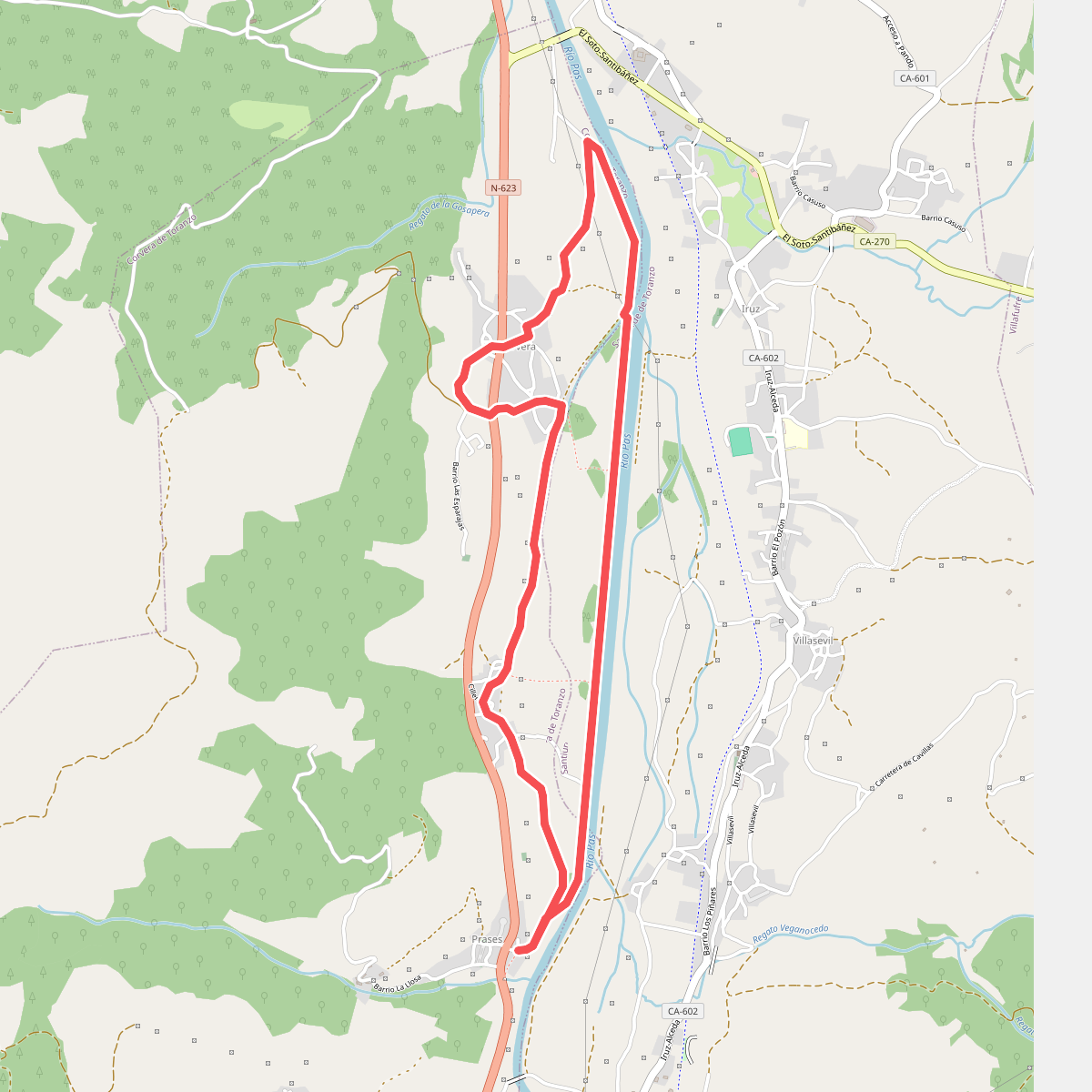 Camino Natural del Valle de Toranzo. Ruta de Corvera