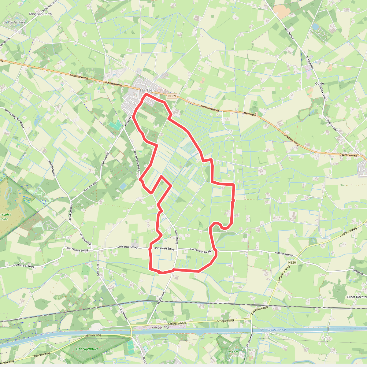 Braakhekke Bultenpad Harfsen