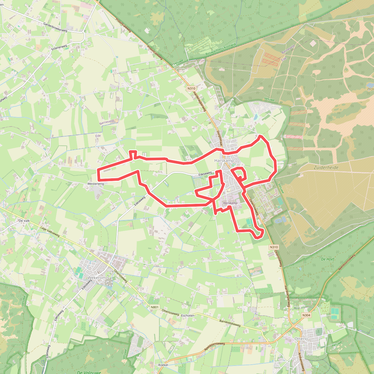 Harscamperpad Harskamp