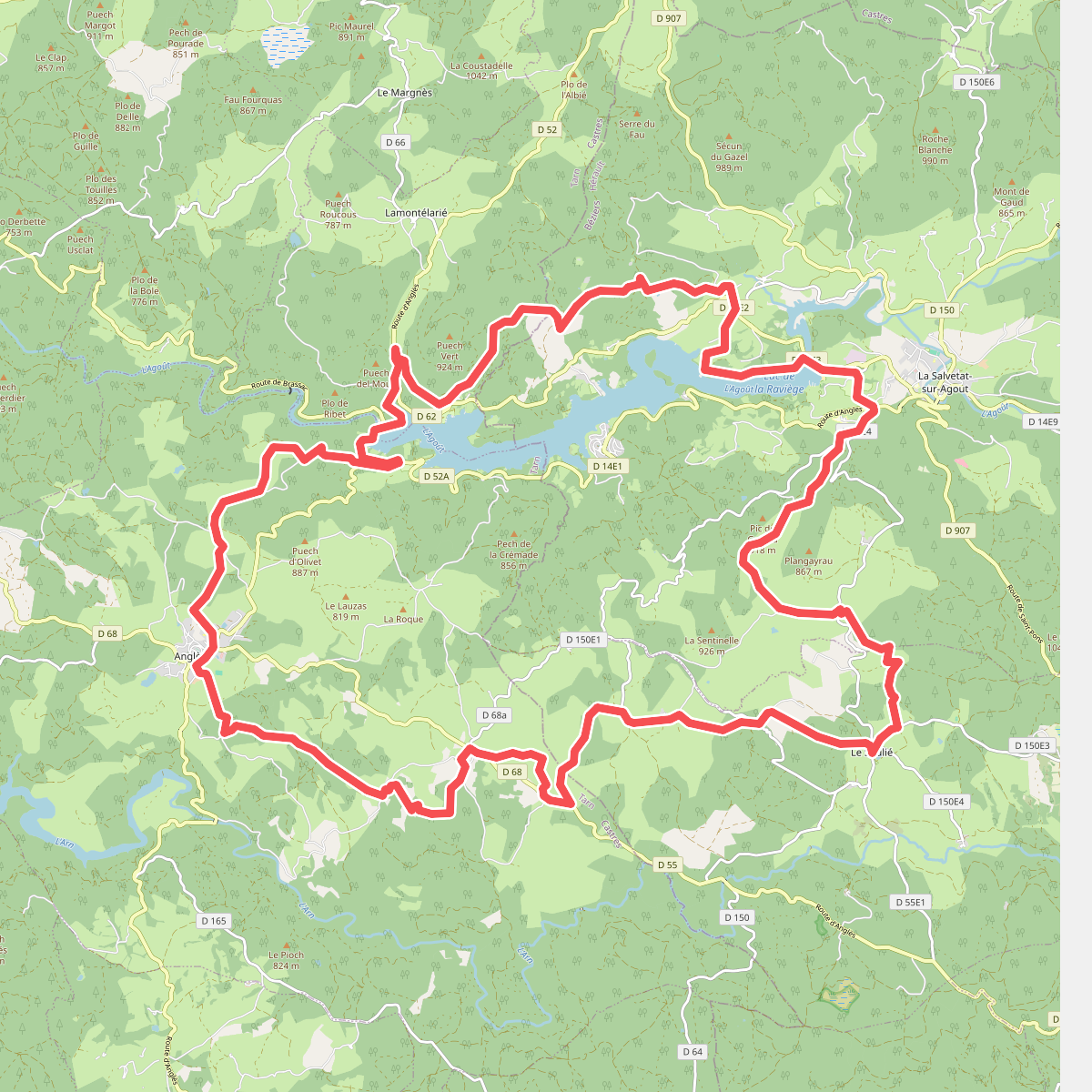 Boucle du lac de la Raviège