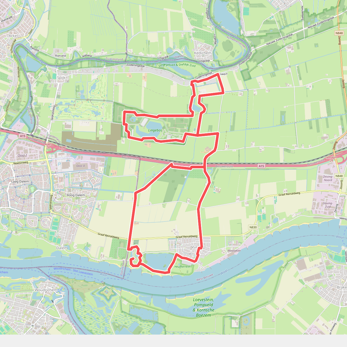 VurenschePolderpad Vuren