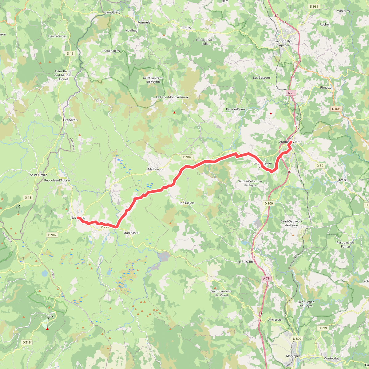 CSG 01 : Aumont-Aubrac - Nasbinals