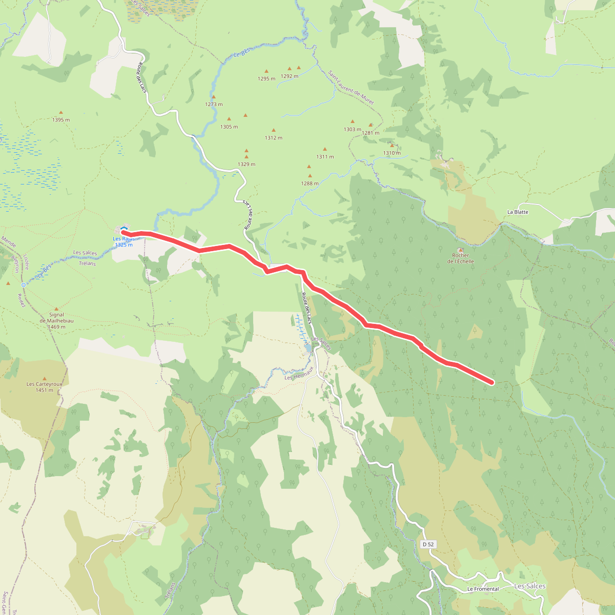 CSG 04C1 : Refuge du Rajas - Carrefour TMA