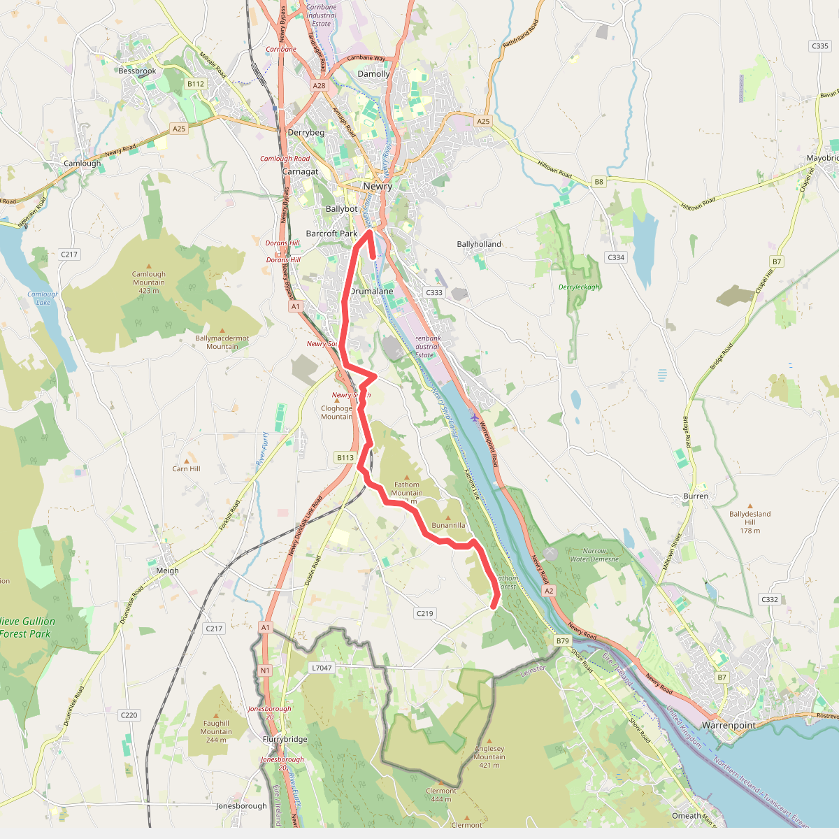 Ring of Gullion Way - Section 1