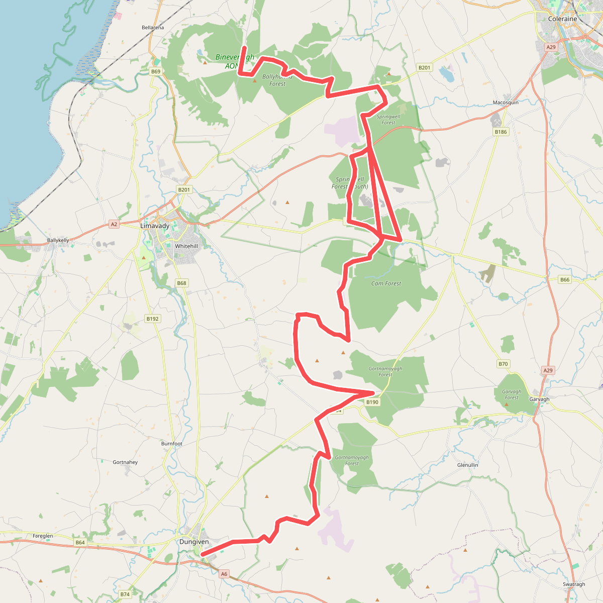 North Sperrins Way (Ulster Way Section)