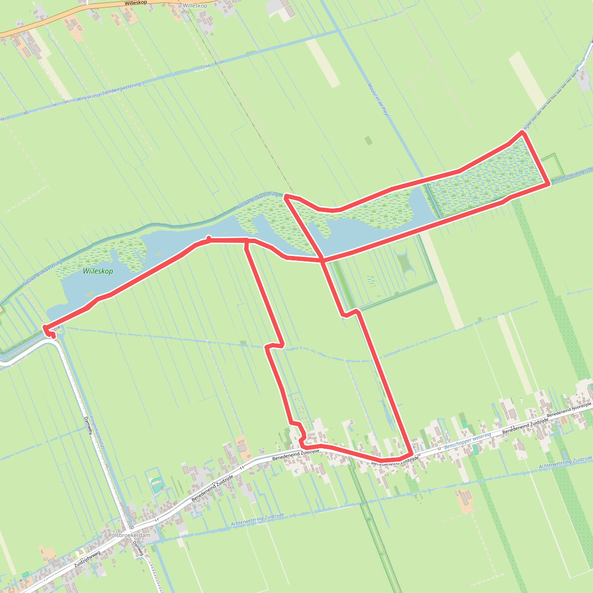 Benedeneindsepad Polsbroekerdam