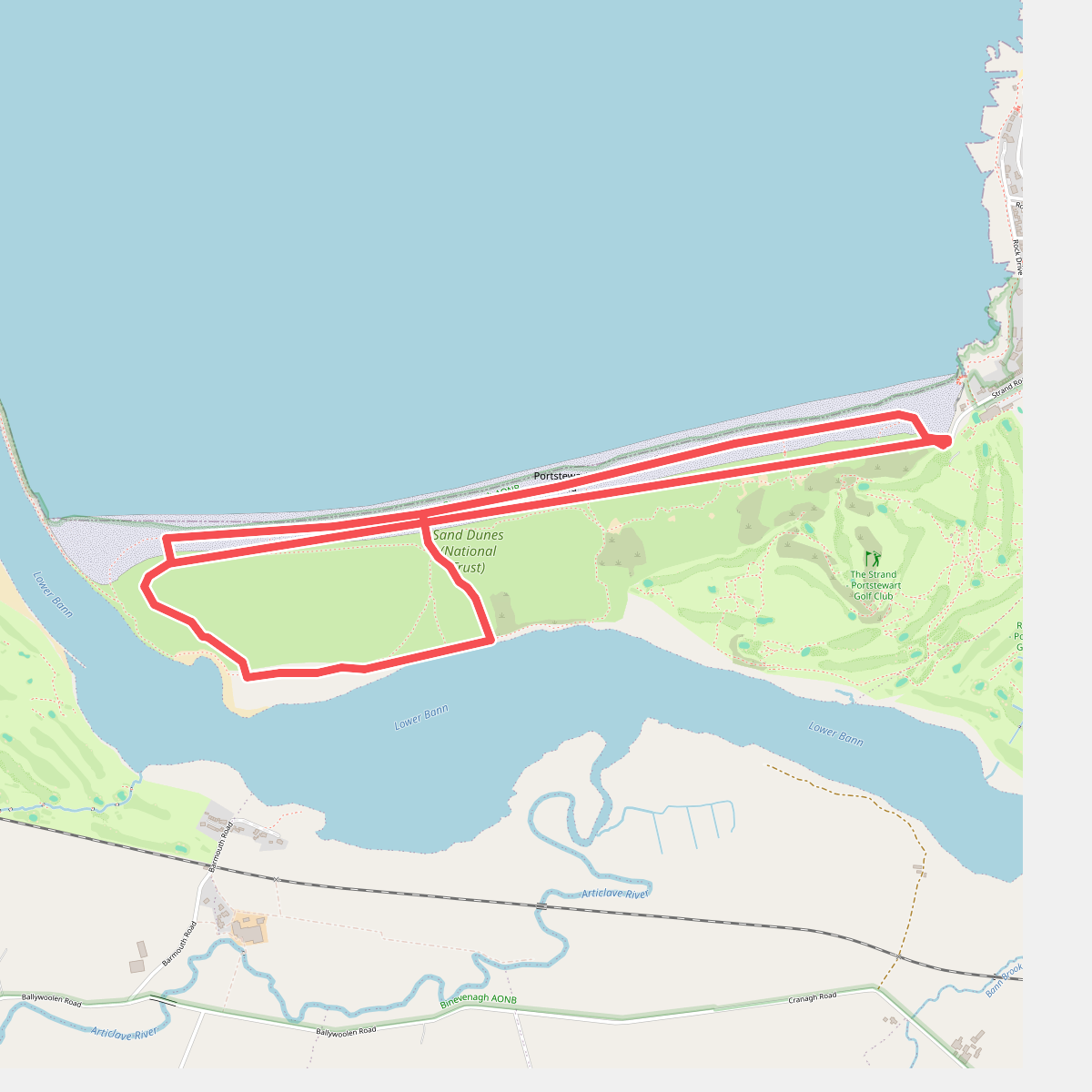 Dune and Estuary Walk, Portstewart Strand