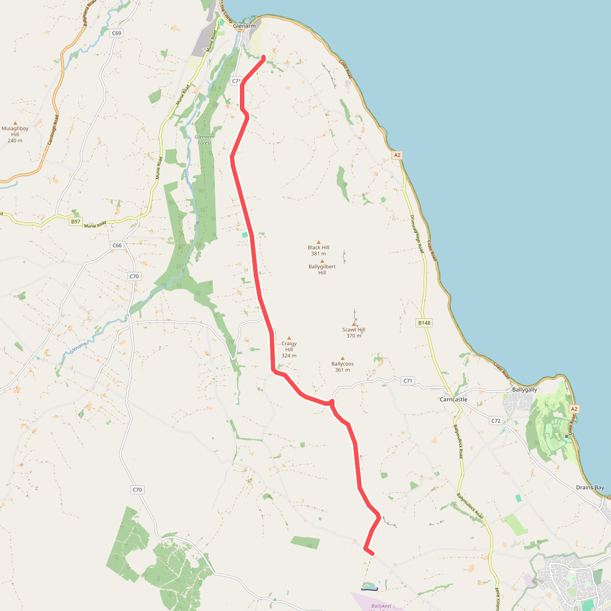 Causeway Coast and Glens - 9 - Salllagh Braes Walk