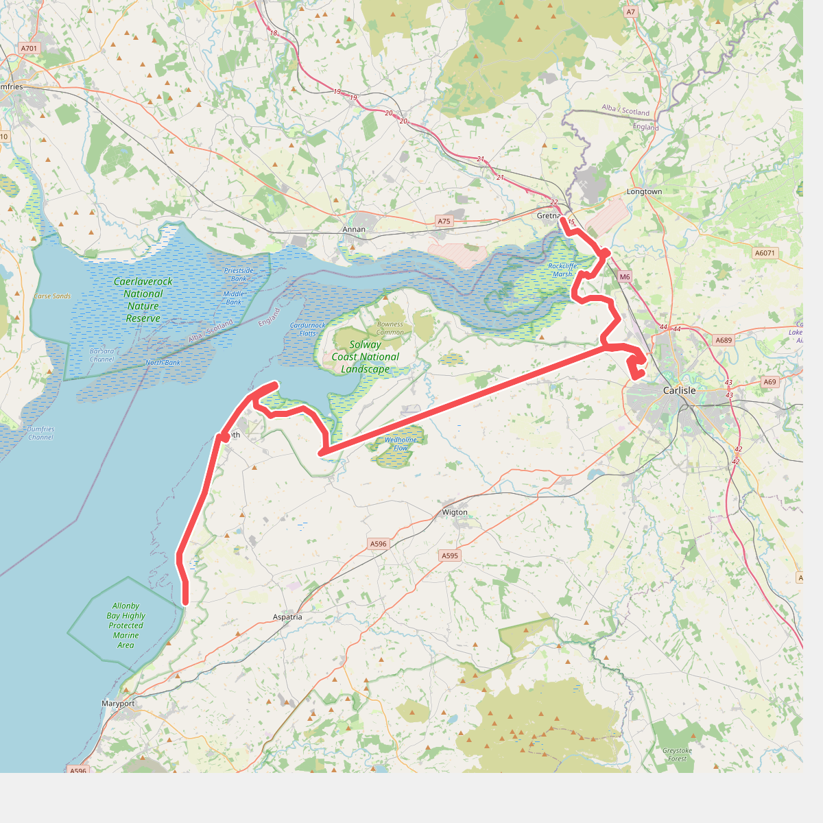King Charles III England Coast Path: Gretna to Allonby