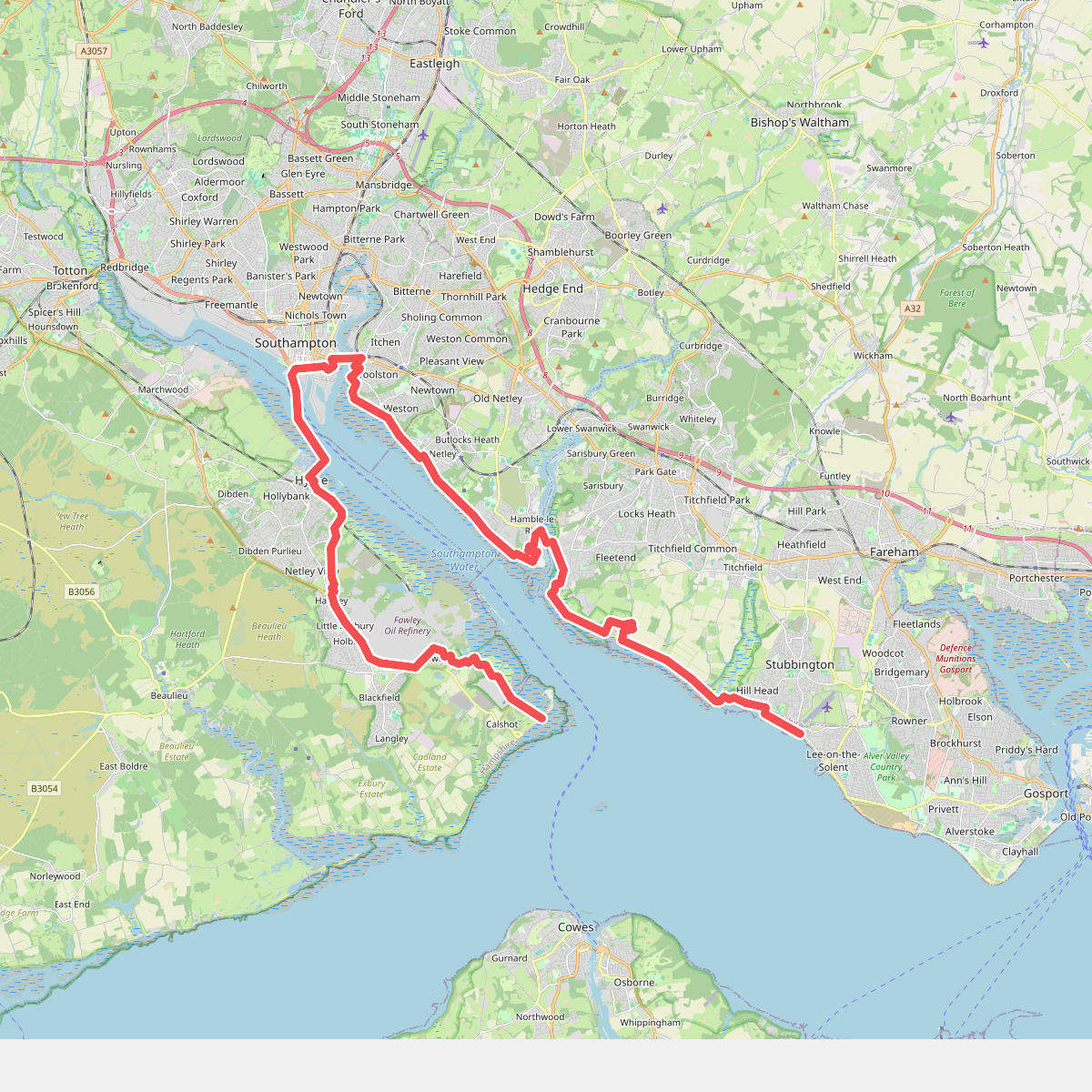 King Charles III England Coast Path: Calshot to Gosport