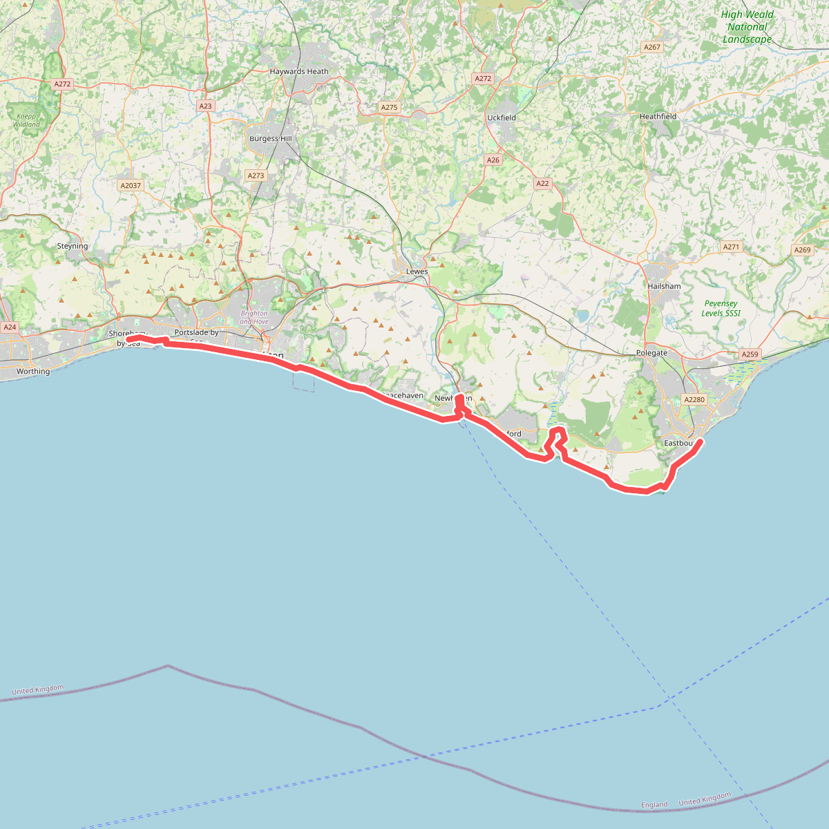 King Charles III England Coast Path: Shoreham to Eastbourne