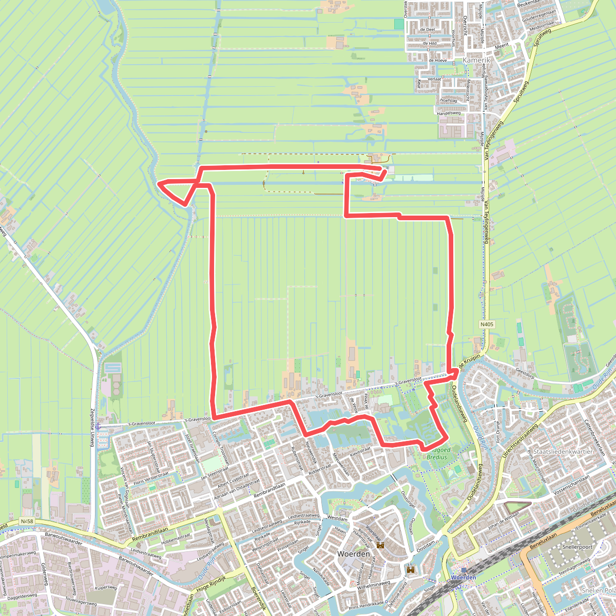 Graveslootpad Kamerik