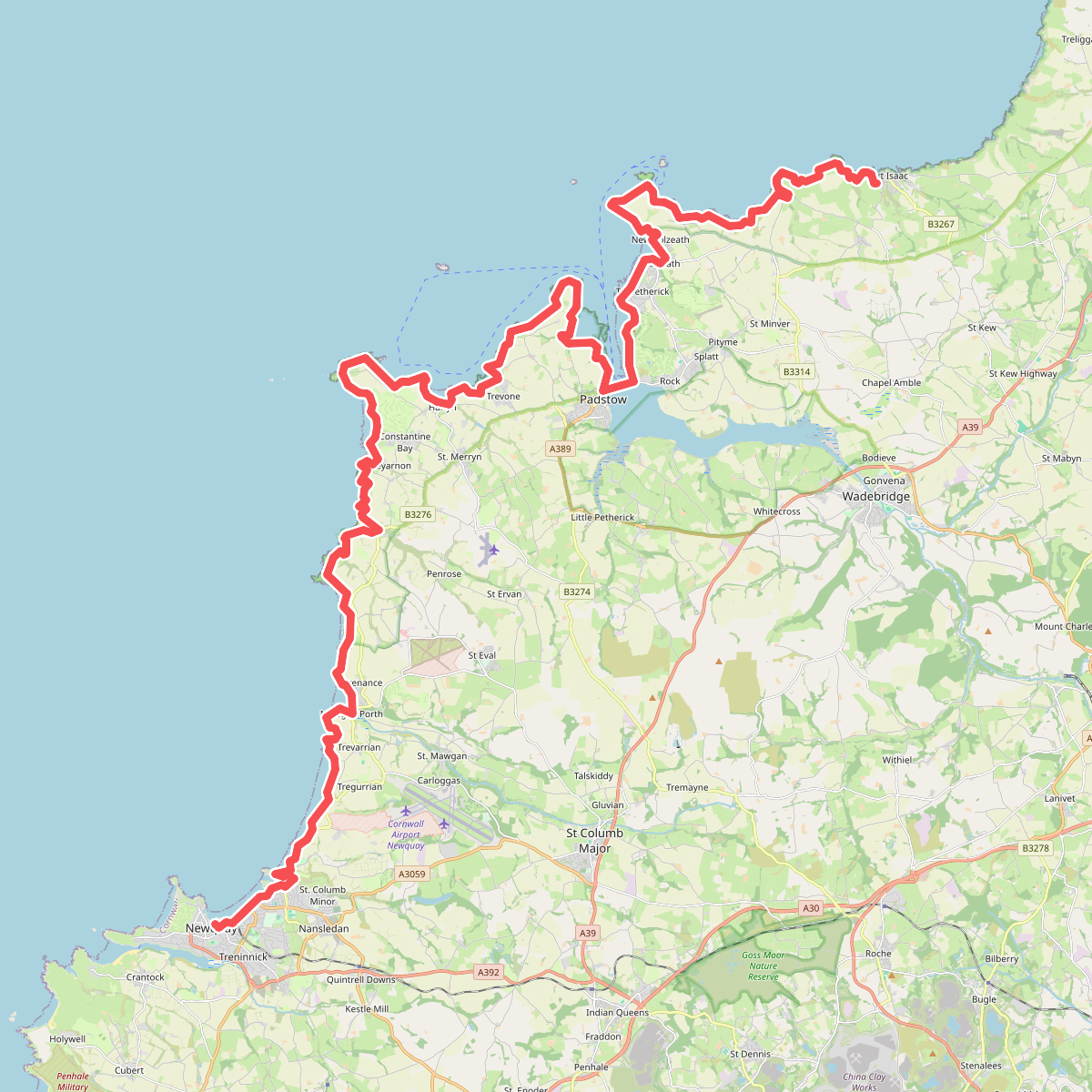 King Charles III England Coast Path: Marsland Mouth to Newquay