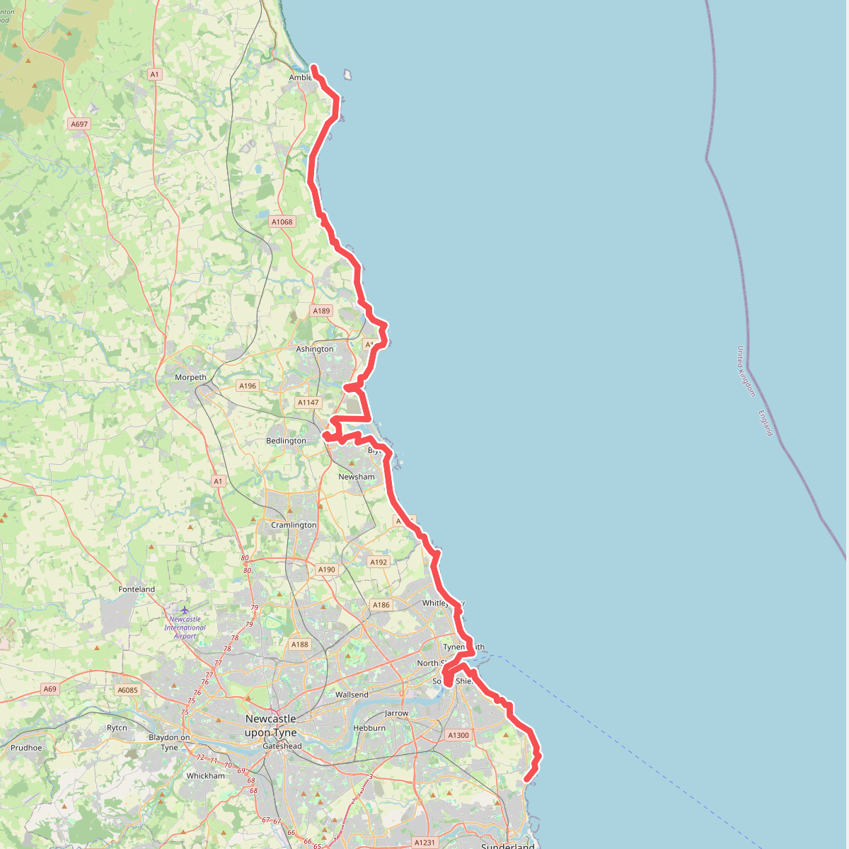 King Charles III England Coast Path: South Bents to Amble