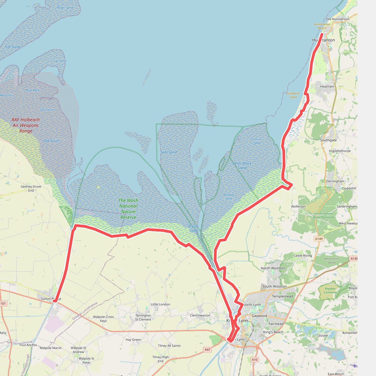 King Charles III England Coast Path: Hunstanton to Sutton Bridge