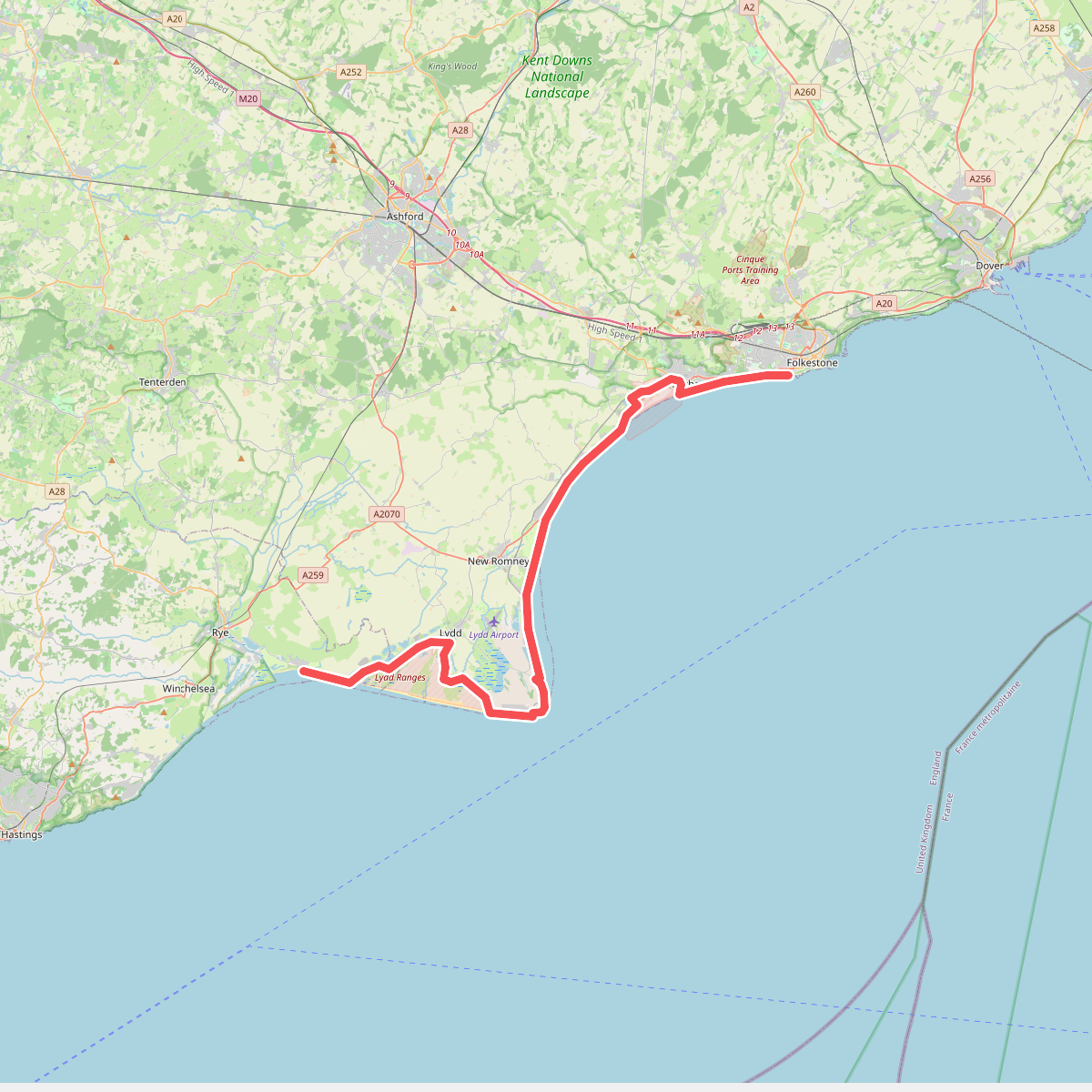 King Charles III England Coast Path: Camber to Folkestone
