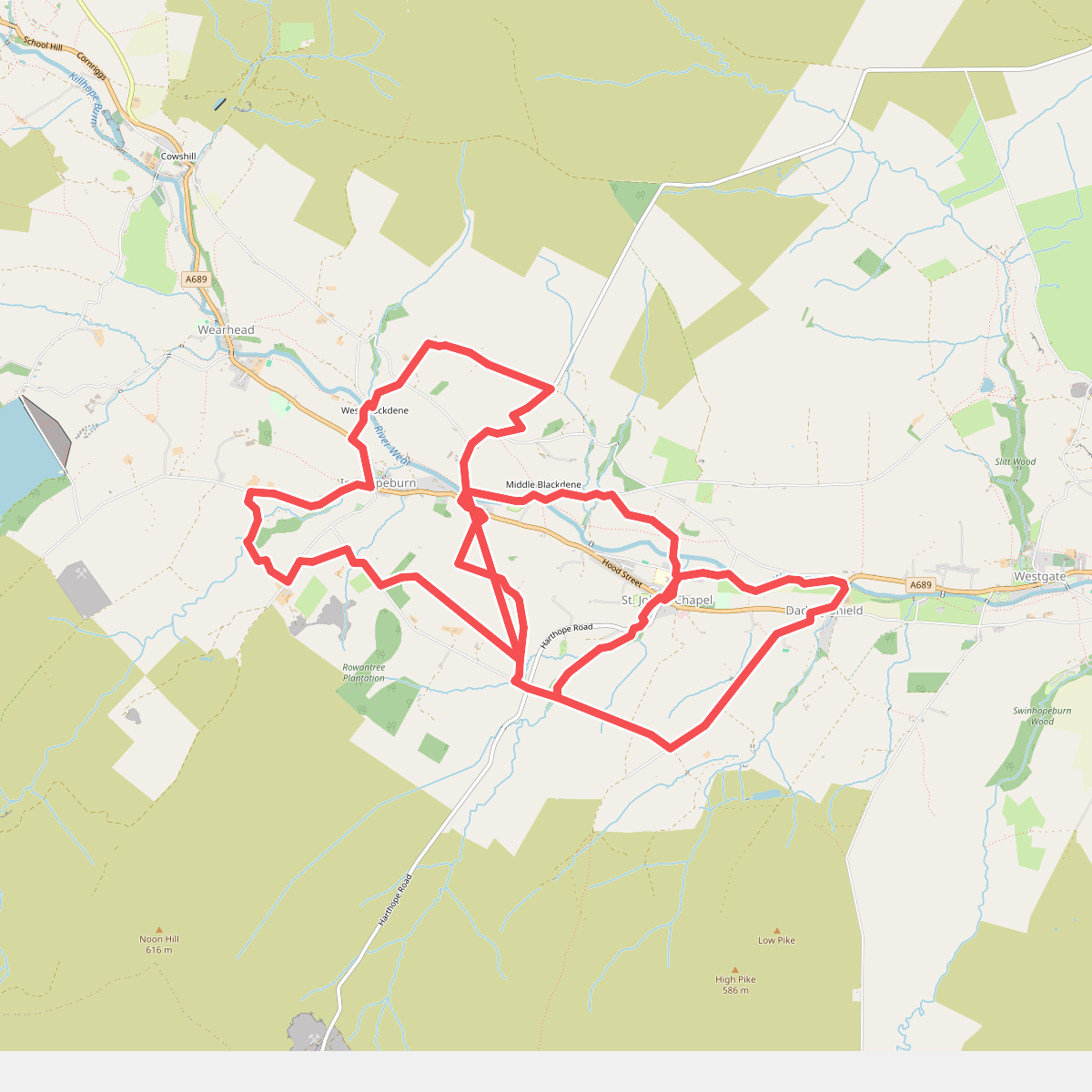 Mineral Valleys Walk: St. John's Chapel