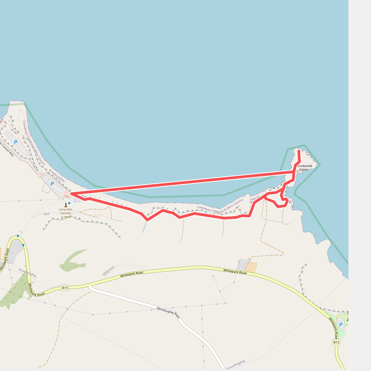 Carrick-a-Rede Coastal Walk, Carrick-a-Rede