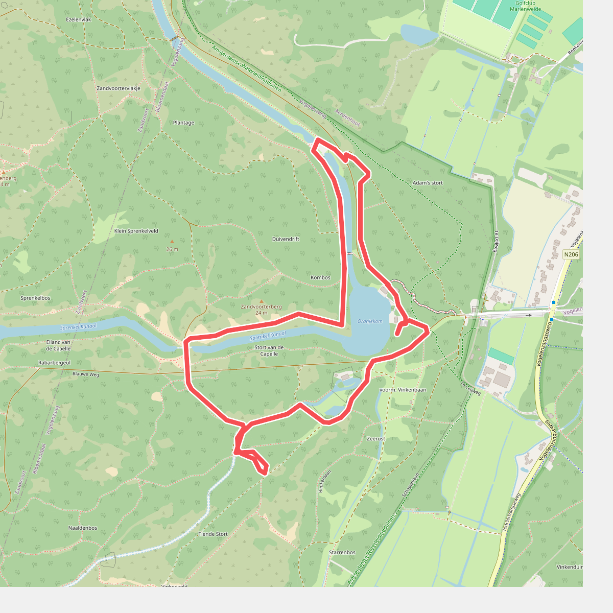 Waterwandeling