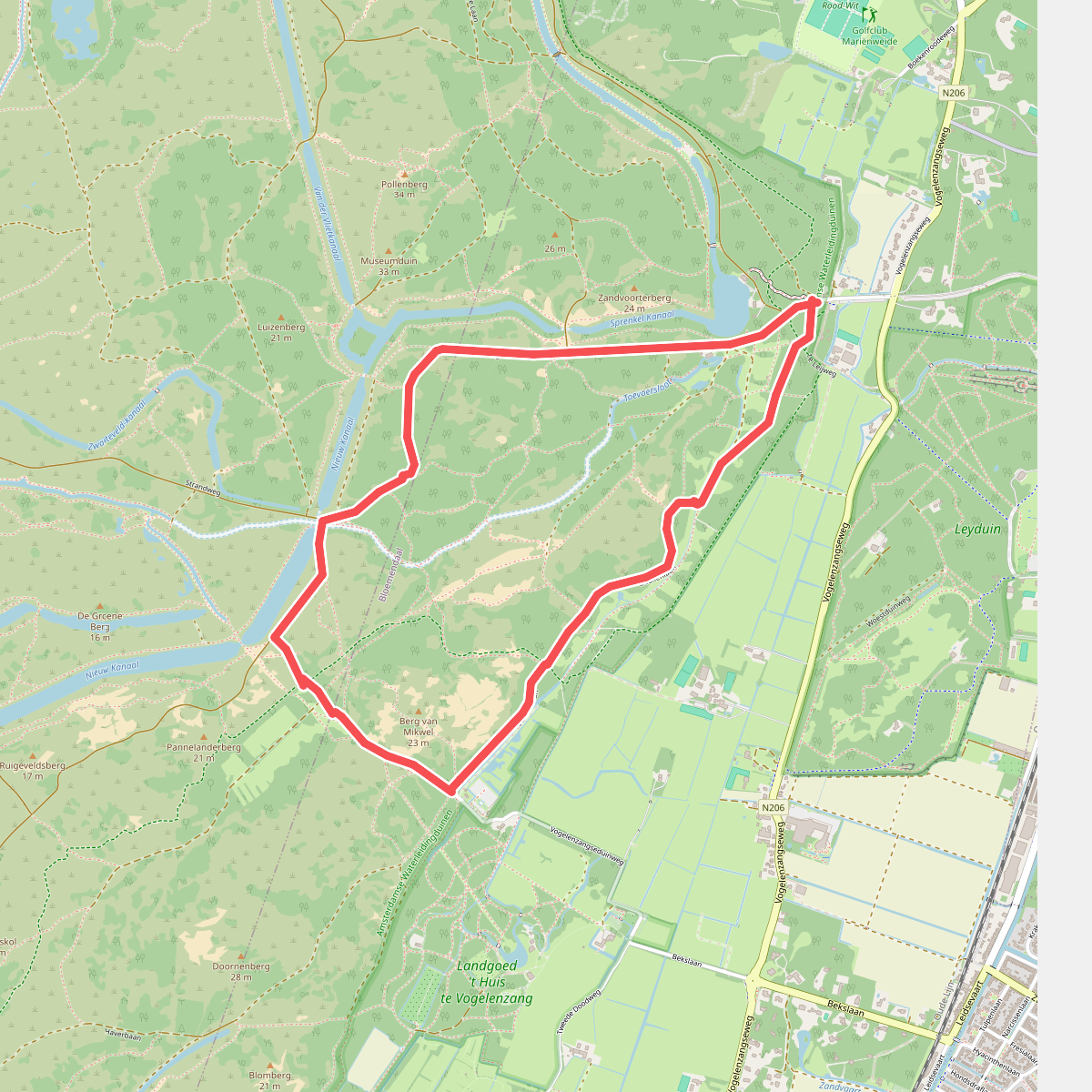 Belevingsroute geschikt voor rolstoelgebruikers