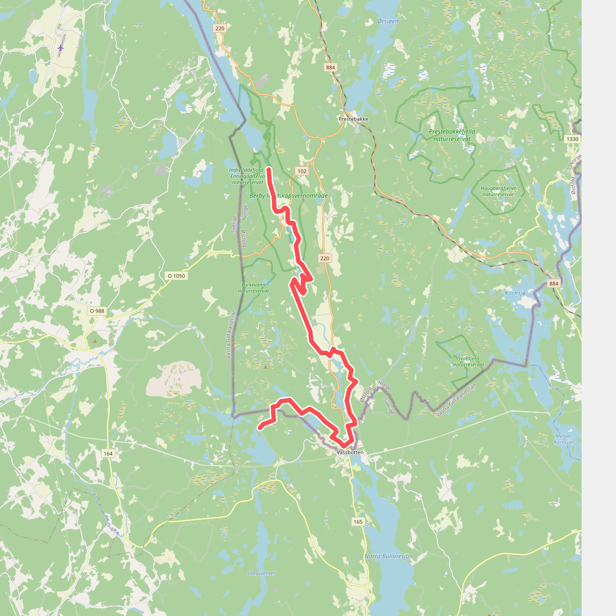 Ejgdesjön - Iddefjorden/Berby