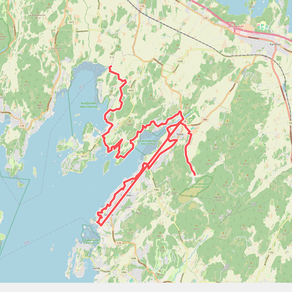 Kyststien i Råde