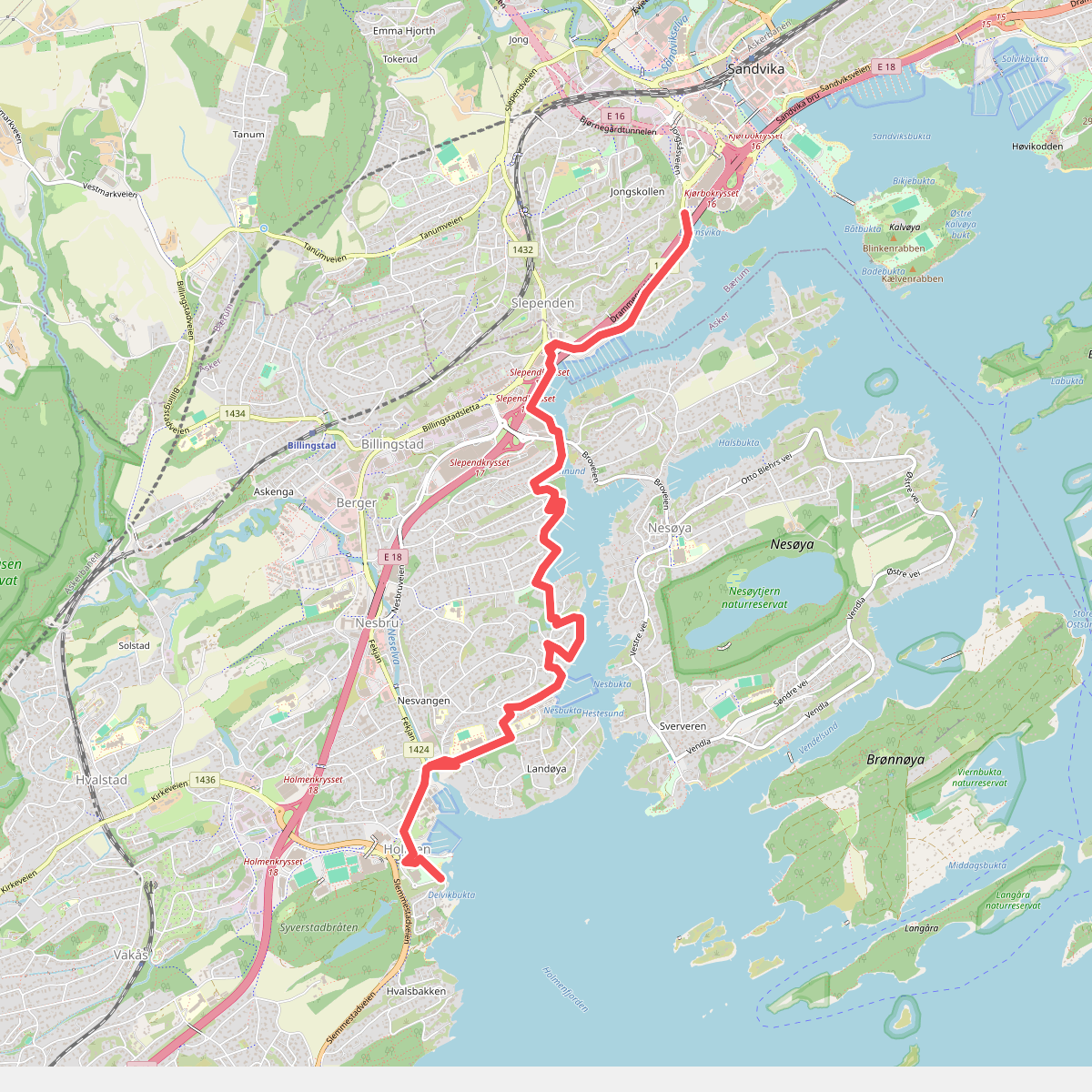 Kyststien Slependen-Holmen