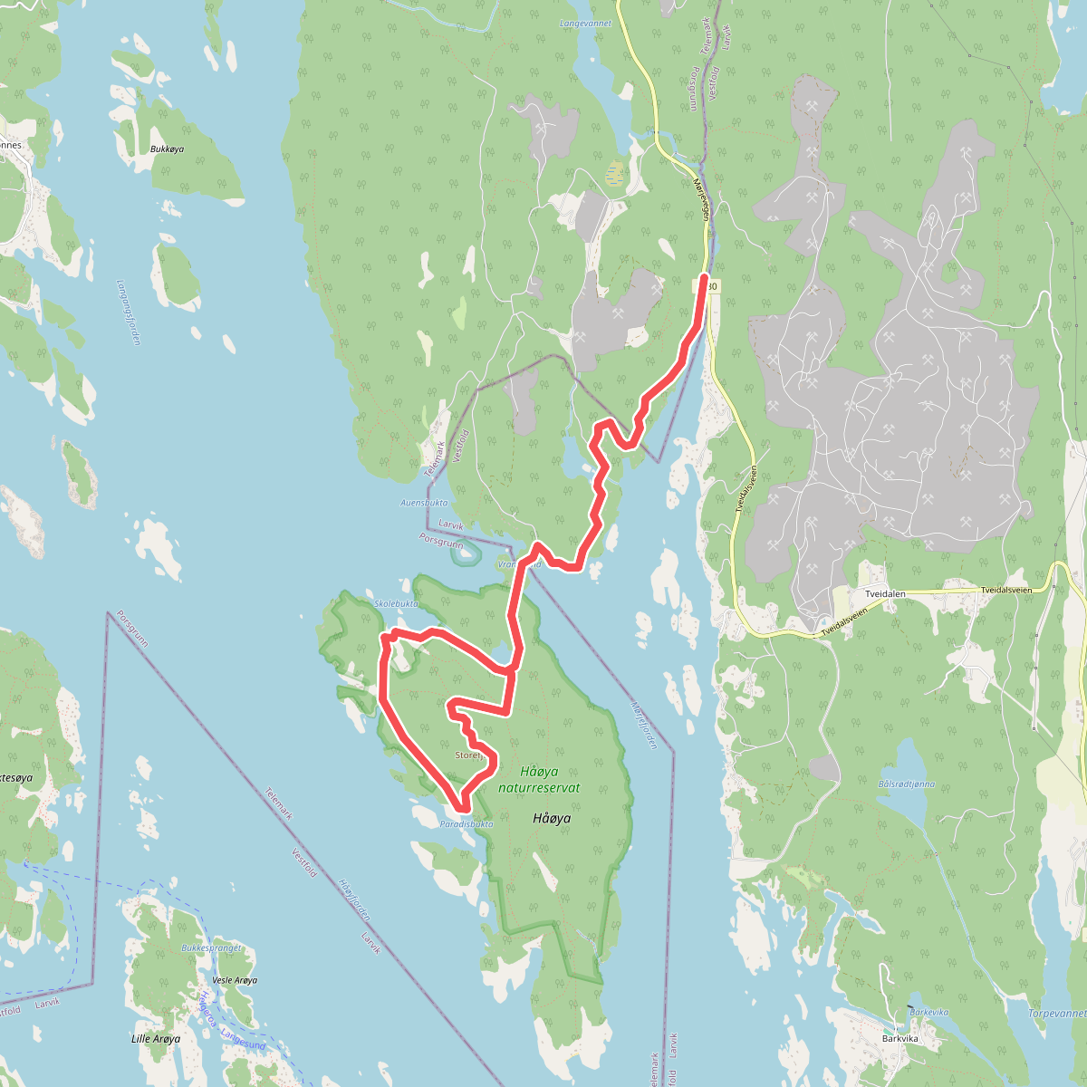 Kyststien Håøya