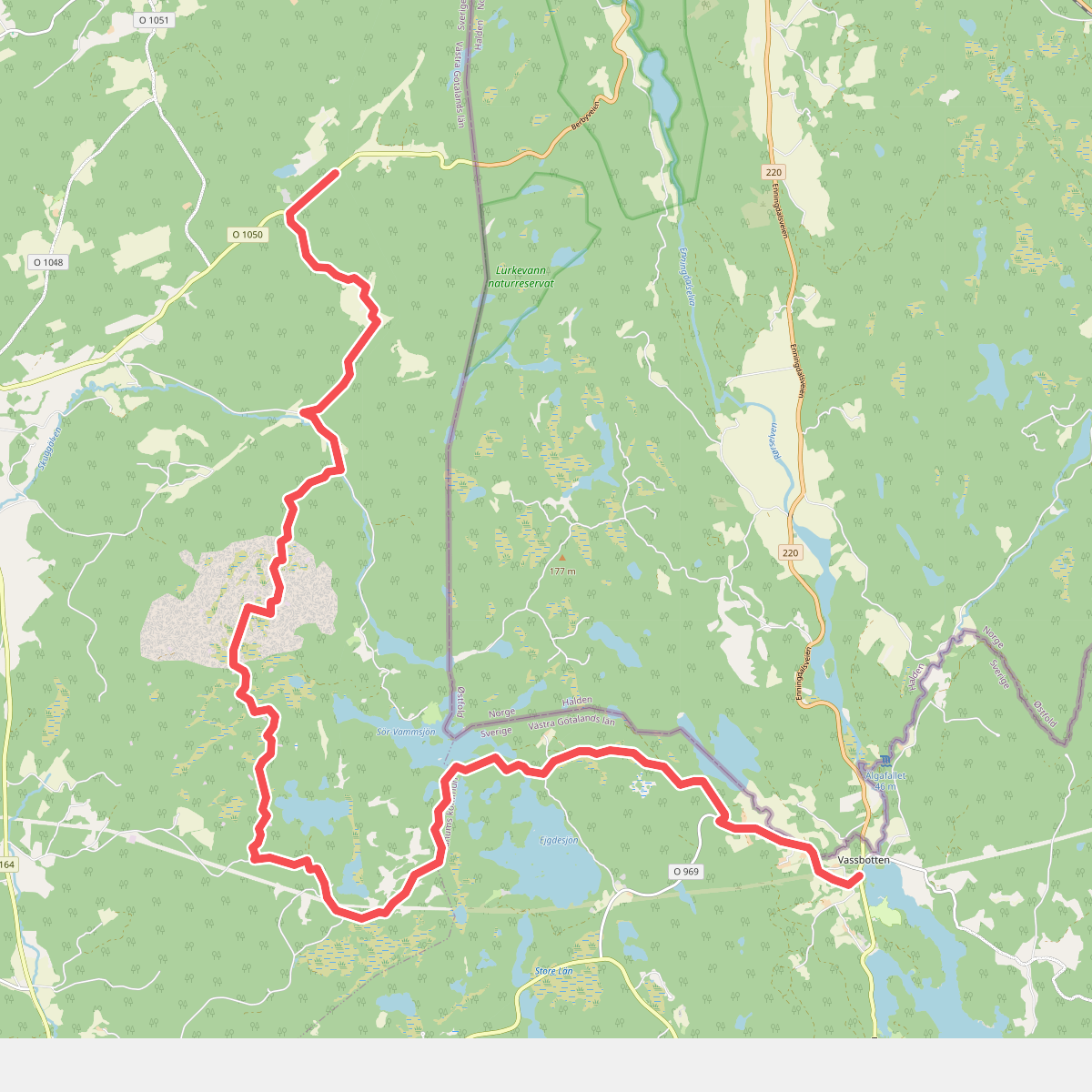Bohusleden - Etapp 24 Vassbotten - Håvedalen
