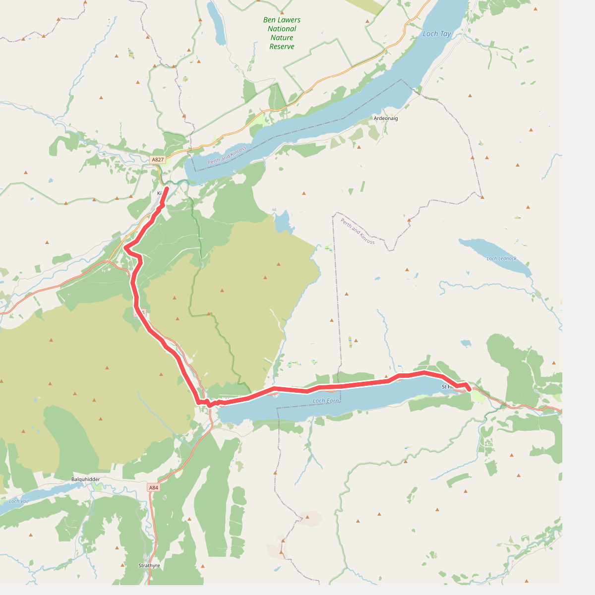 Killin to St Fillans