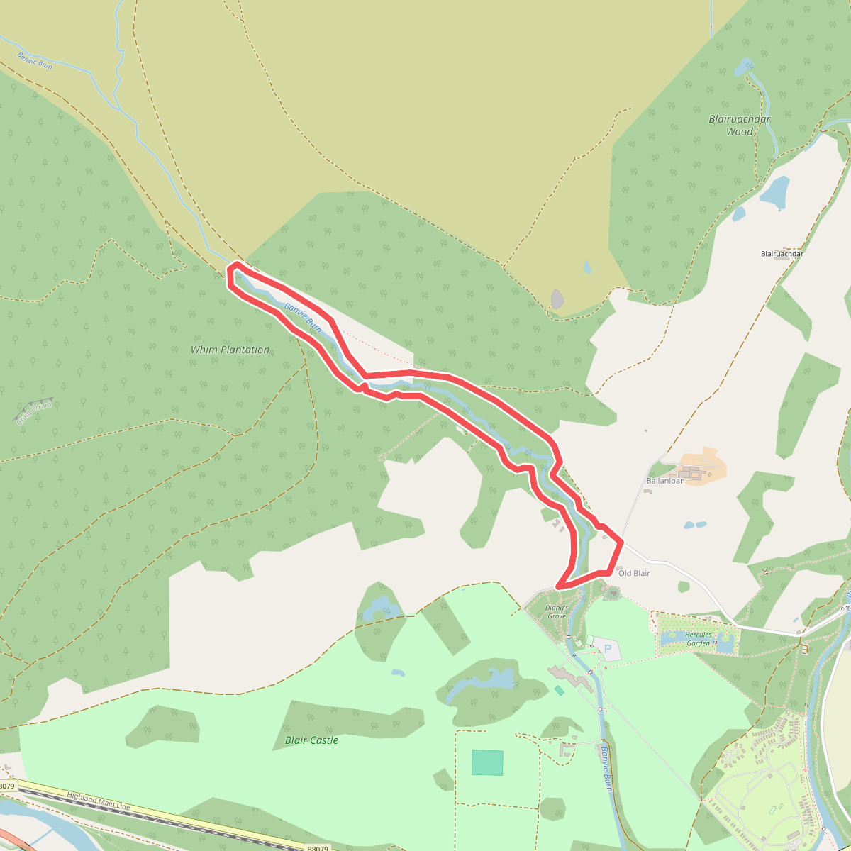 Banvie Burn Walk