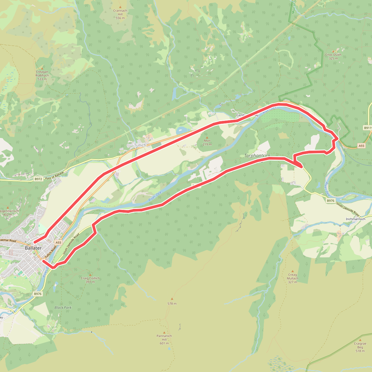 Ballater/Cambus o'May loop