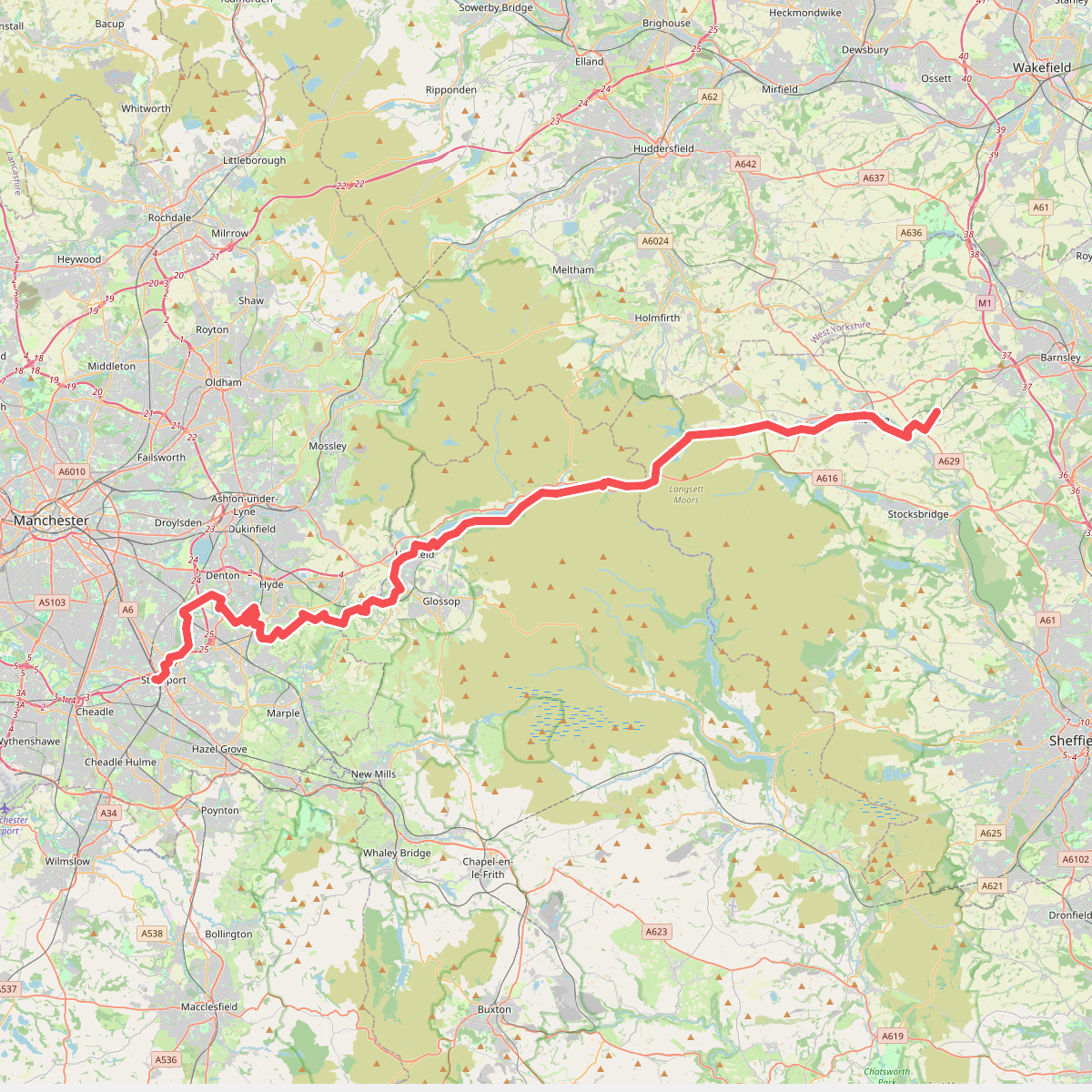 Trans-Pennine Trail (Stockport to Silkstone Common)