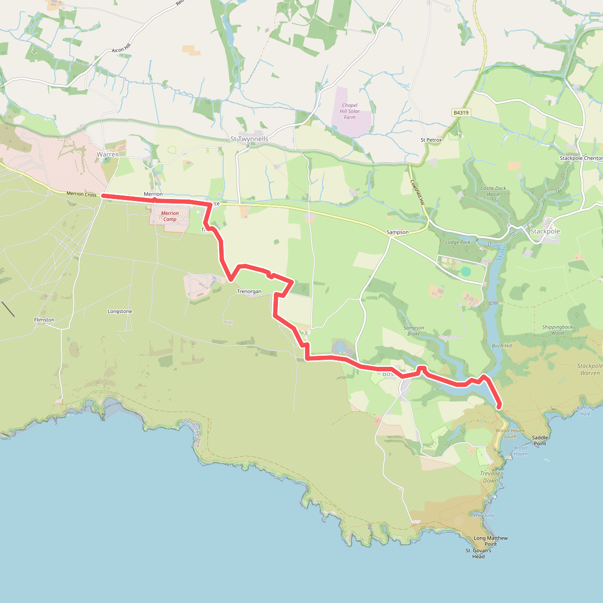 Castlemartin Range Trail (East) Alternative