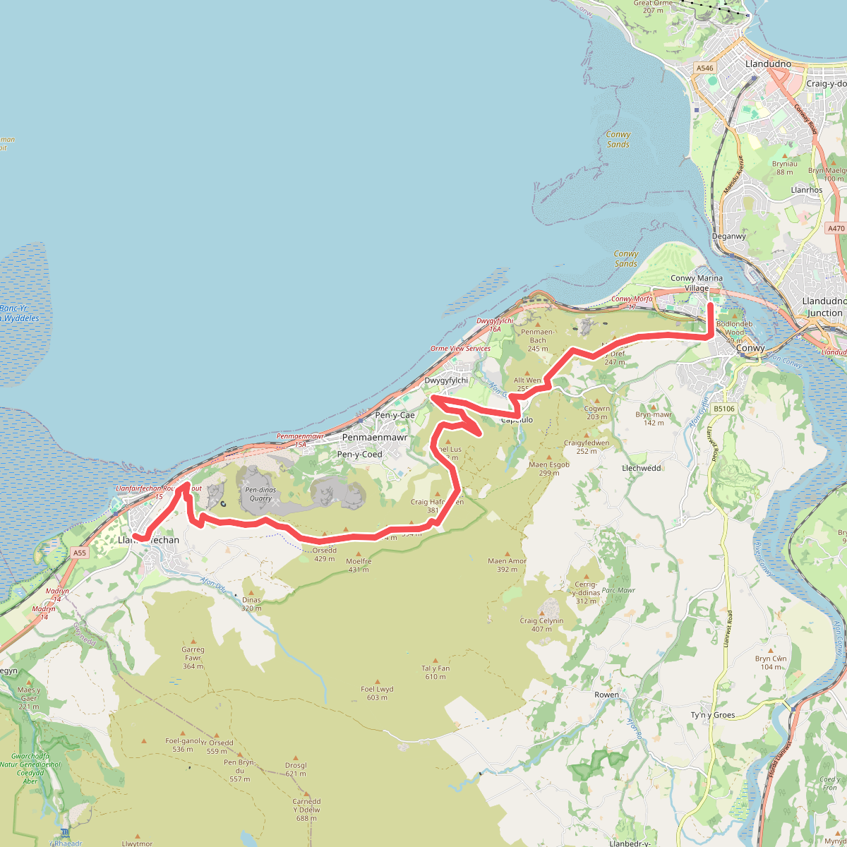 Conwy Mountain alternative