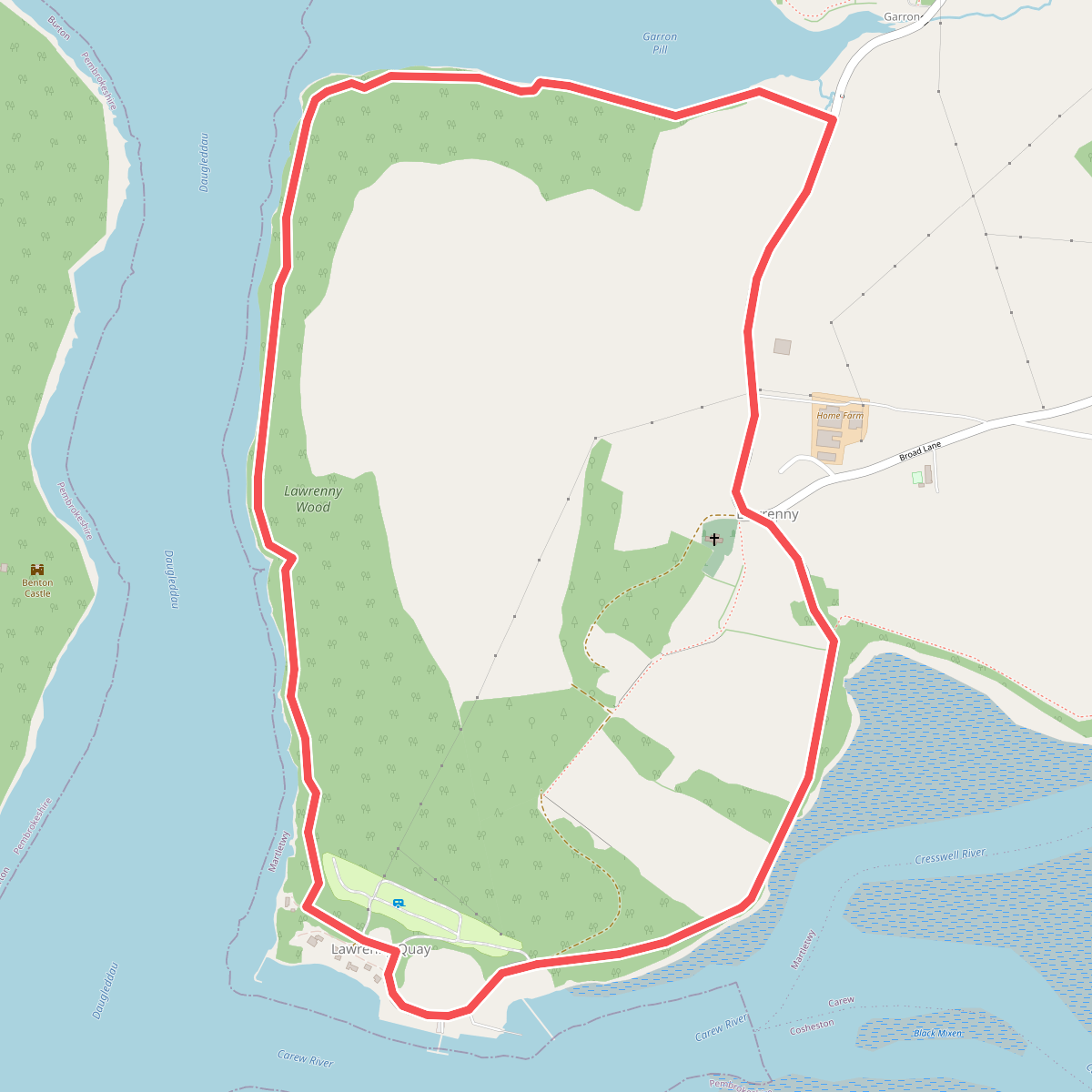 Lawrenny Walk, Pembroke