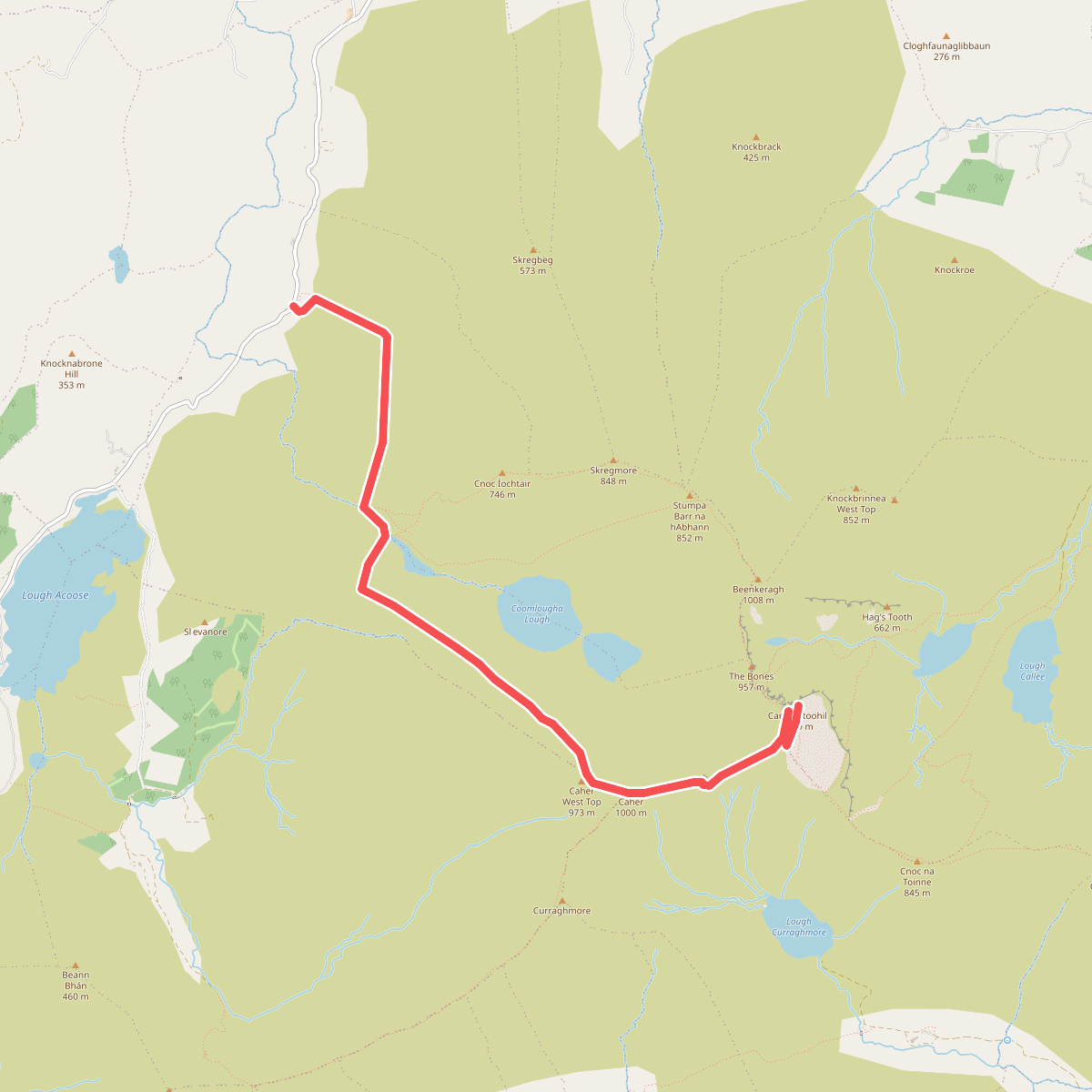 Caher (Coomloughra) Route