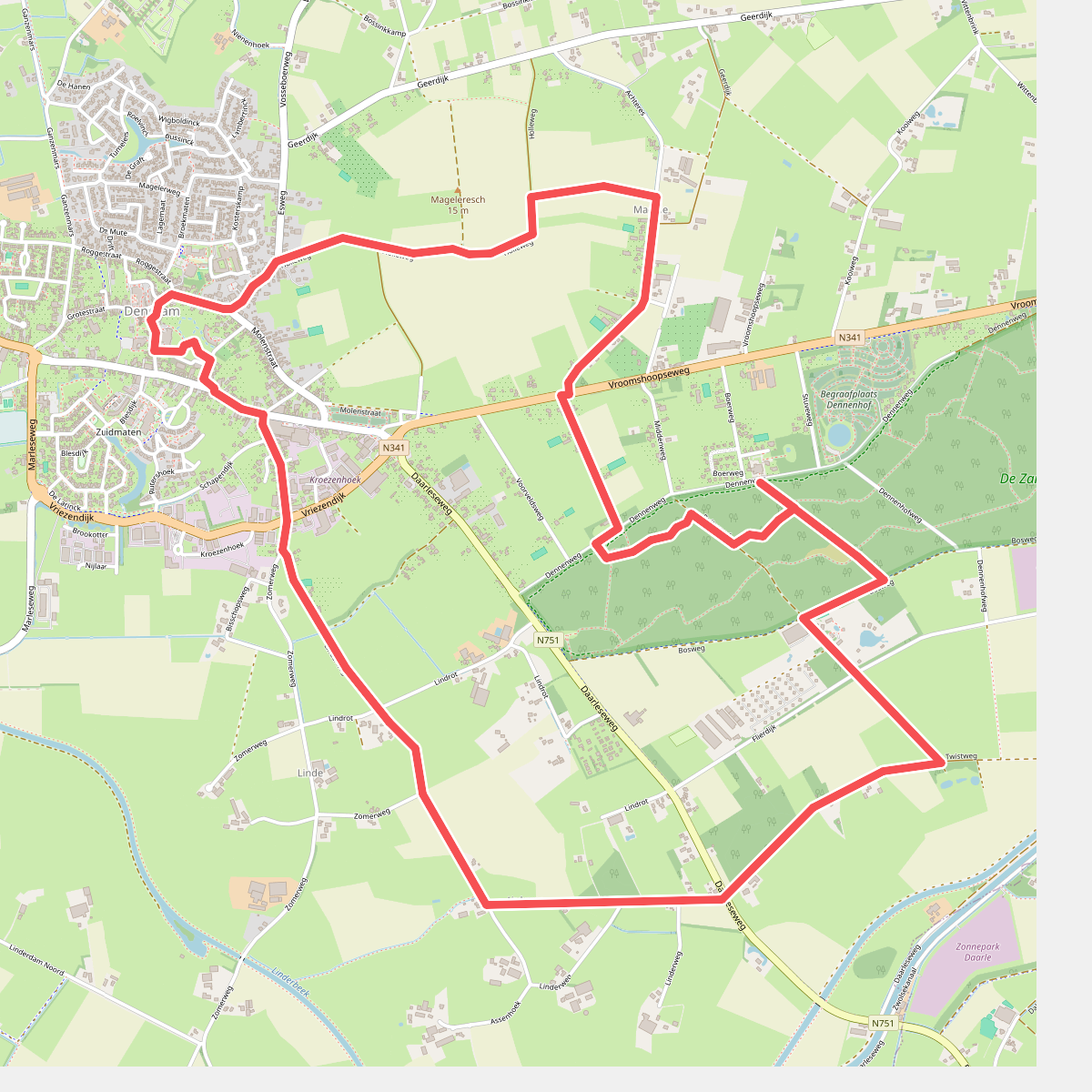 Zandstuve - Rood