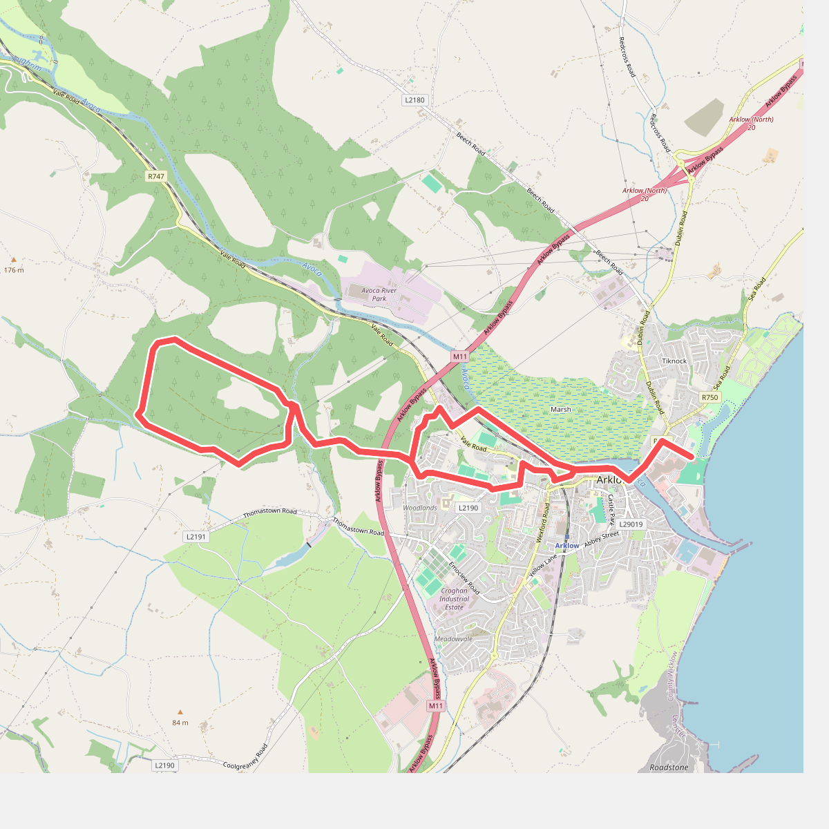 Arklow Loops Glenart Walk