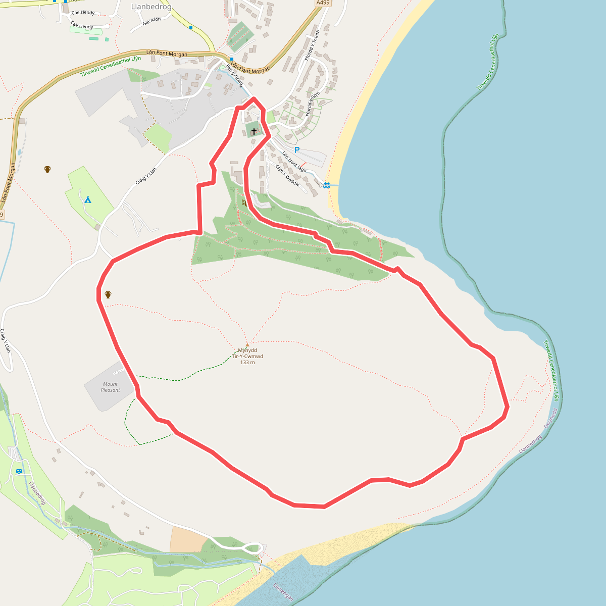Llanbedrog Walking Trail, Llyn