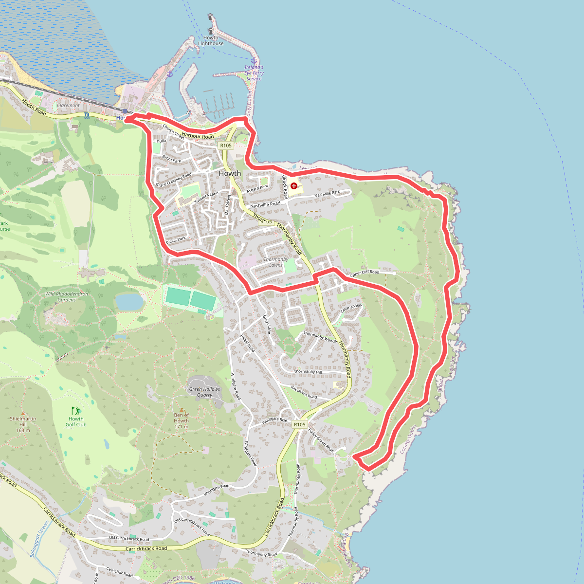 Howth Cliff Path Loop