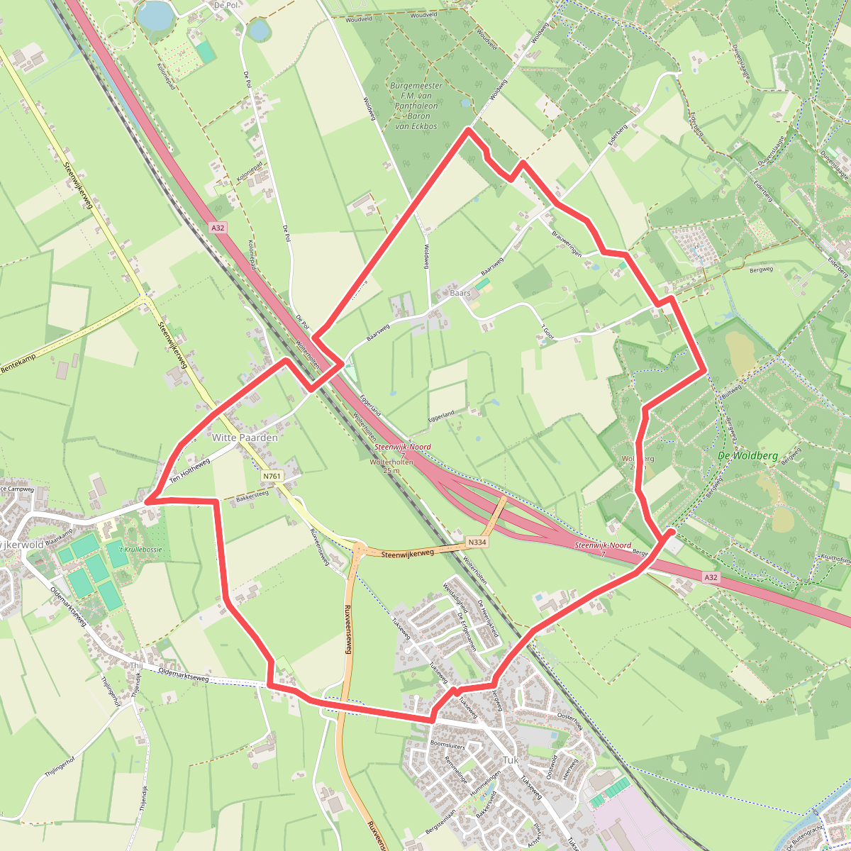 Woldberg - Rood