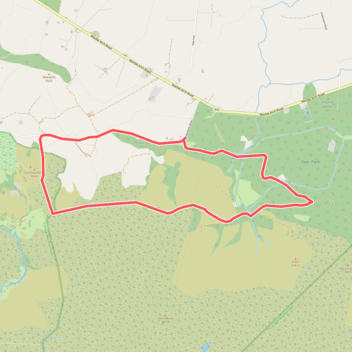 Tullyhona - brookfield loop