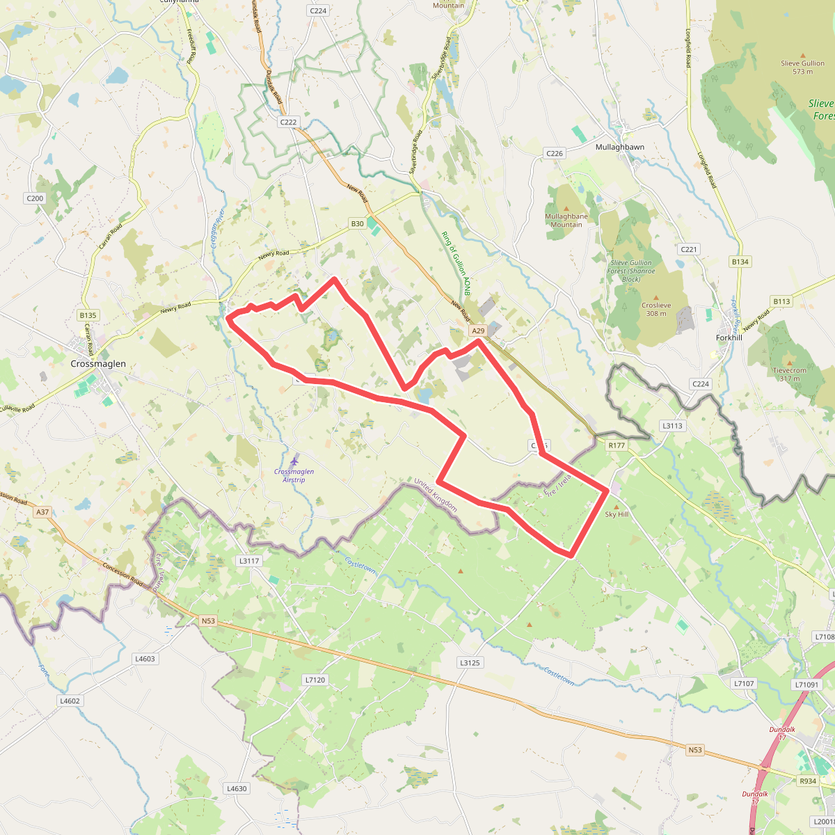 The Poets' Trail - Creggan Route