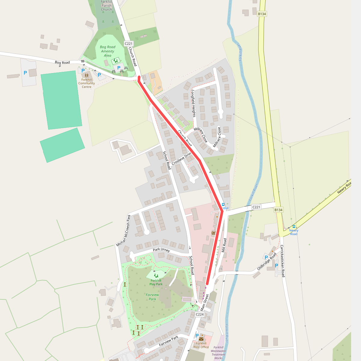 The Poets' Trail - Forkhill Route