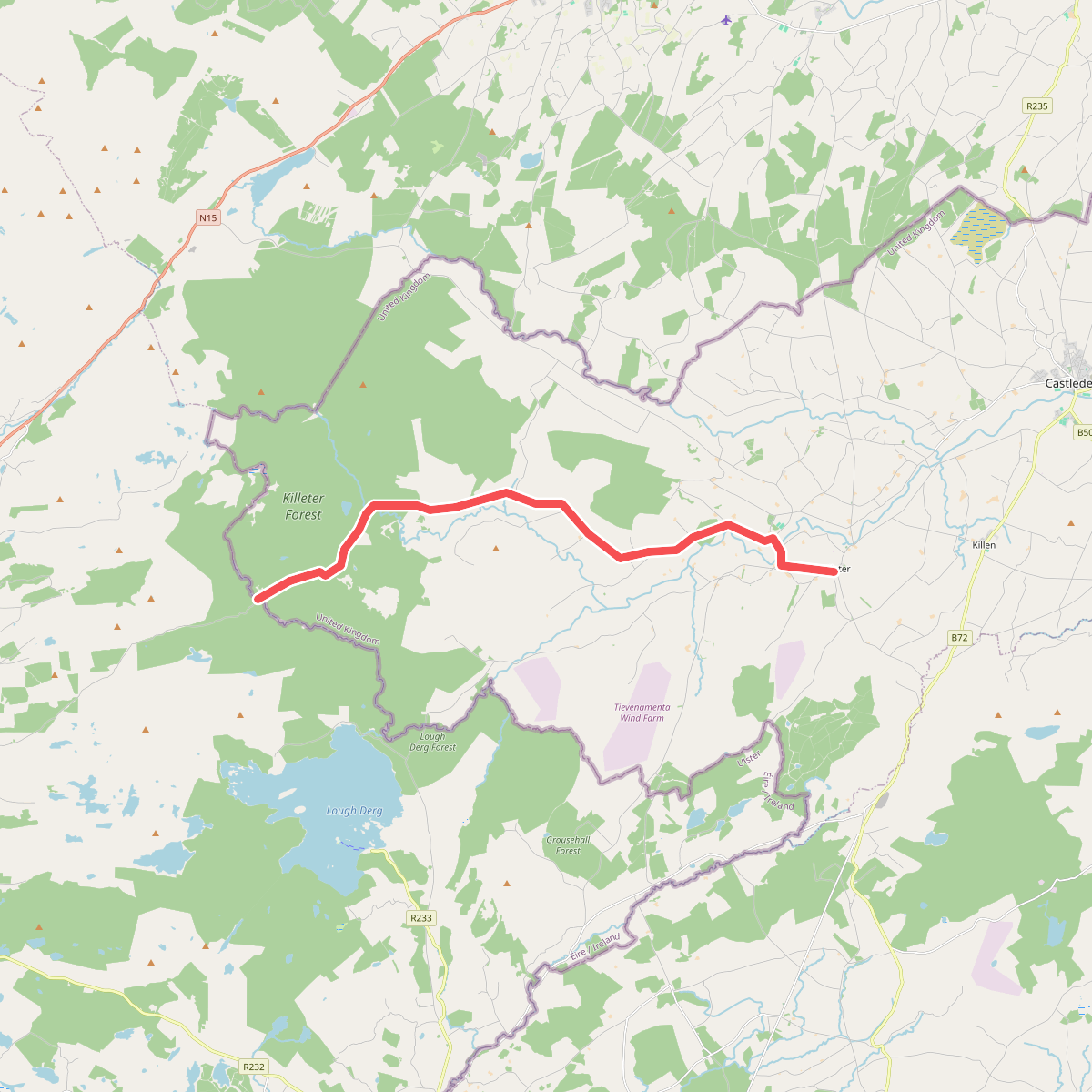 GLENTIES TO KILLETER