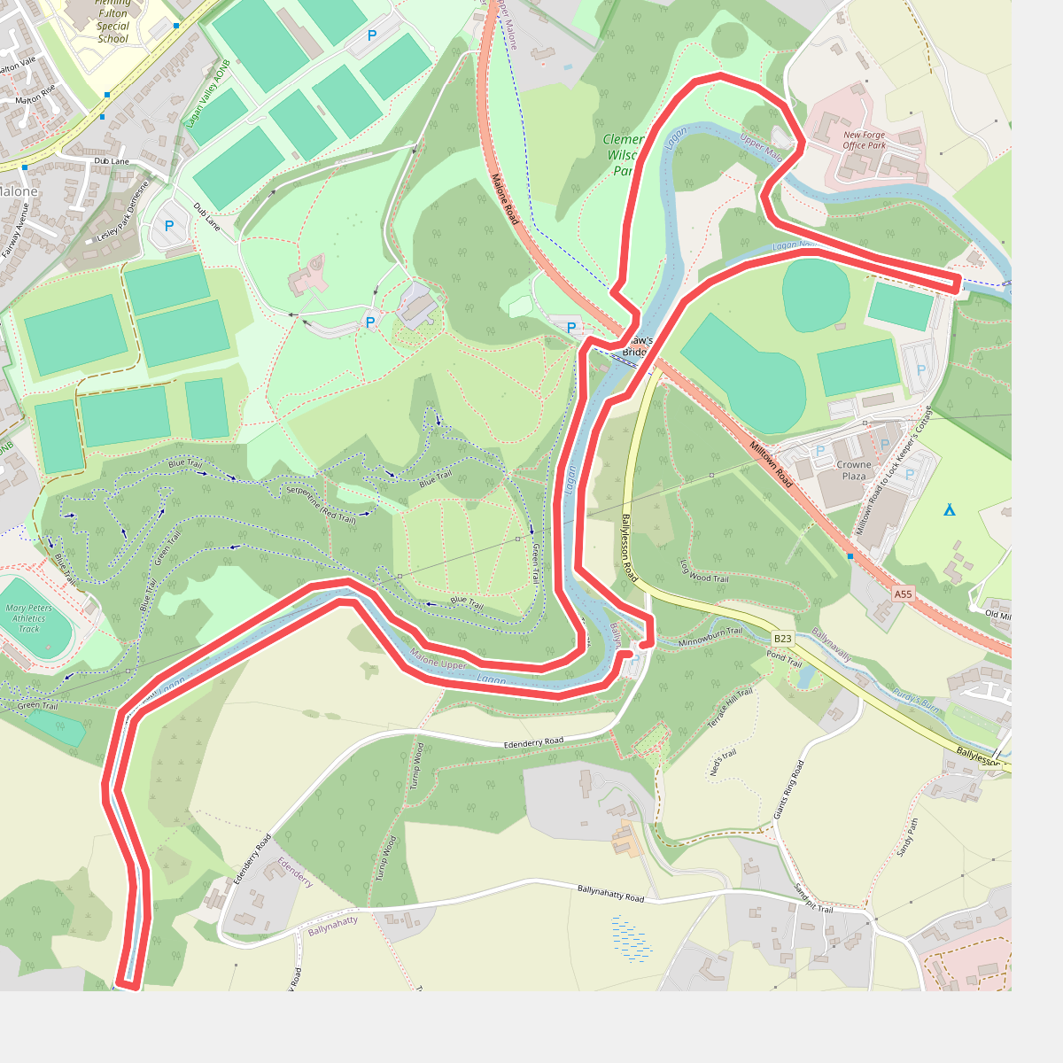 Riverside Circular Walk, Minnowburn
